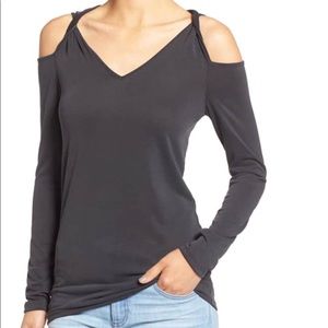 Ella Moss Isabella cold shoulder long sleeve top